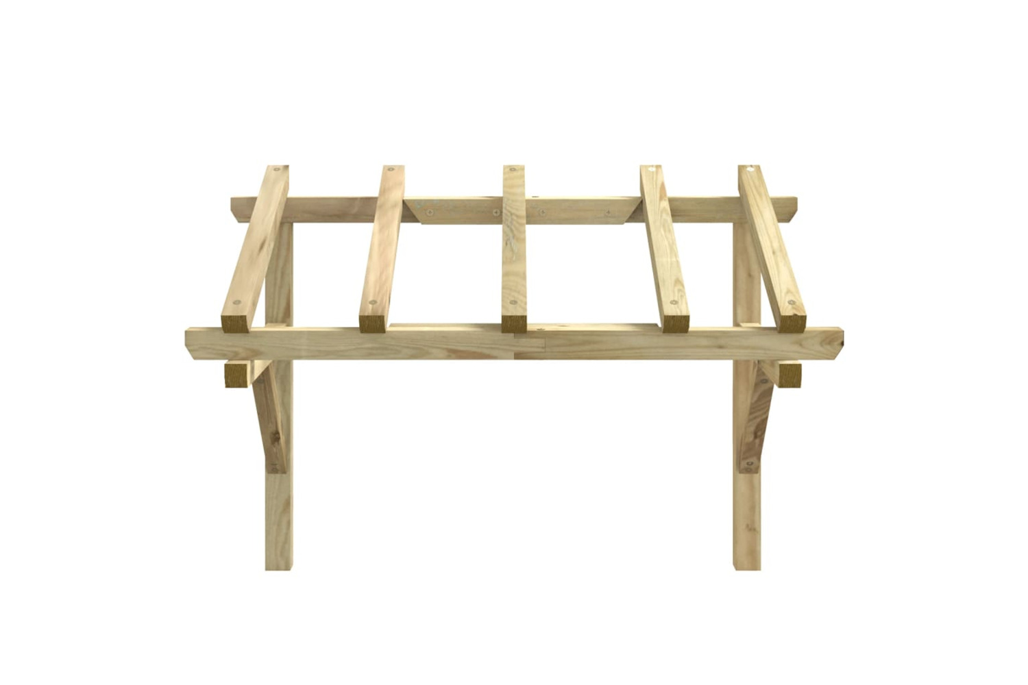 vidaXL 49452 Door Canopy 150x100x100cm Solid Pinewood