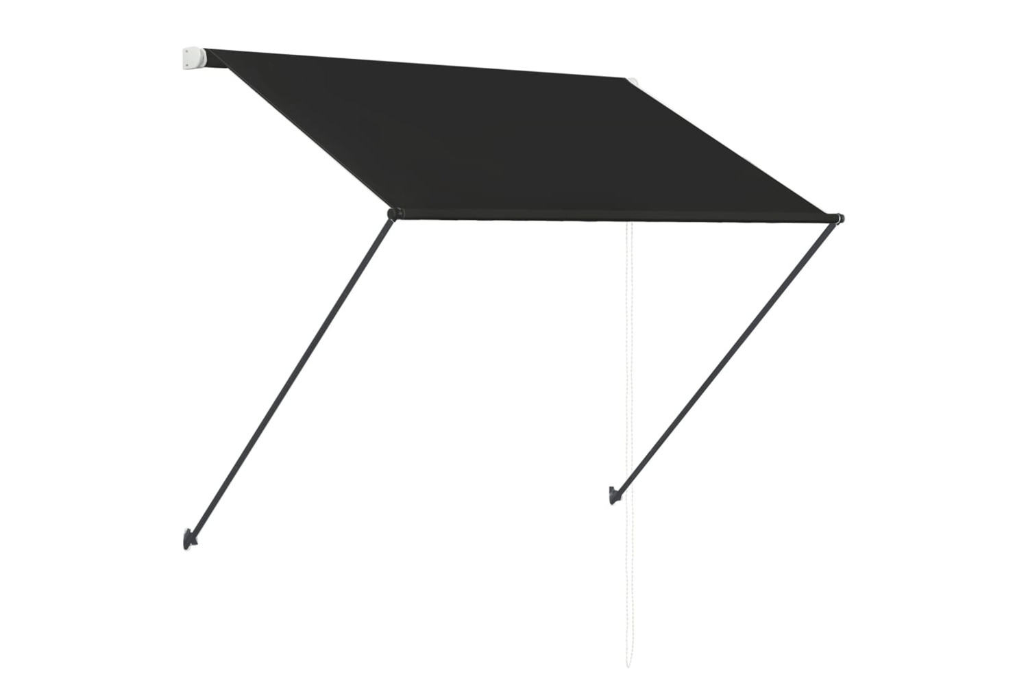 vidaXL 145916 Retractable Awning With Led 200x150cm Anthracite