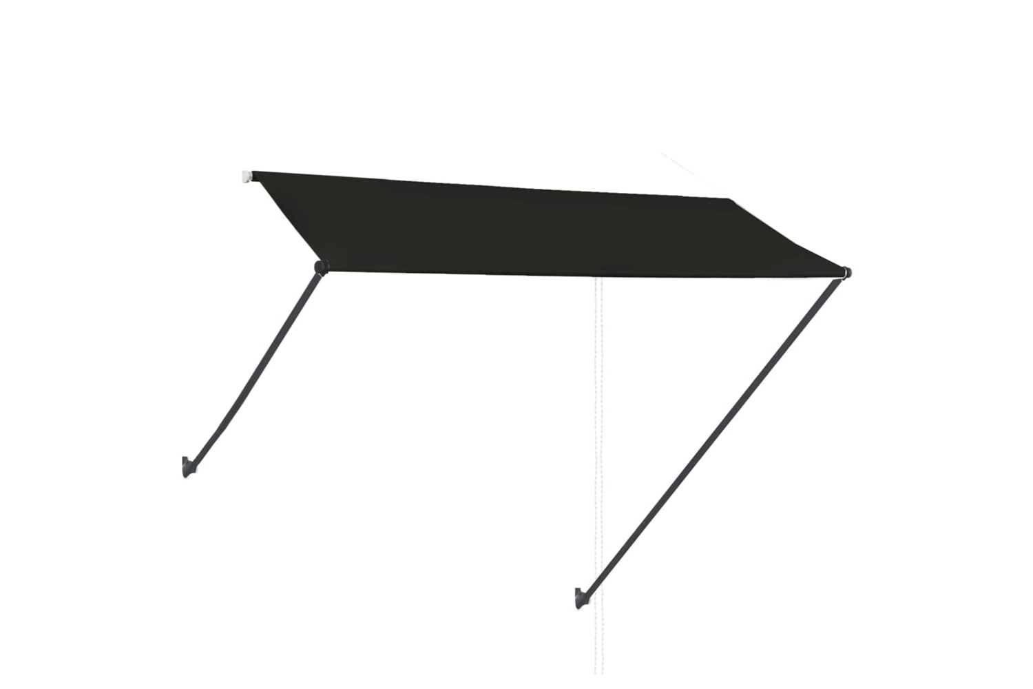 vidaXL 145918 Retractable Awning With Led 300x150cm Anthracite