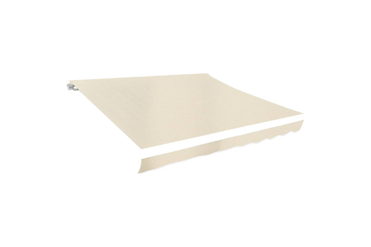 vidaXL 141013 Awning Top Sunshade Canvas Cream 3x2.5m (frame Not Included)