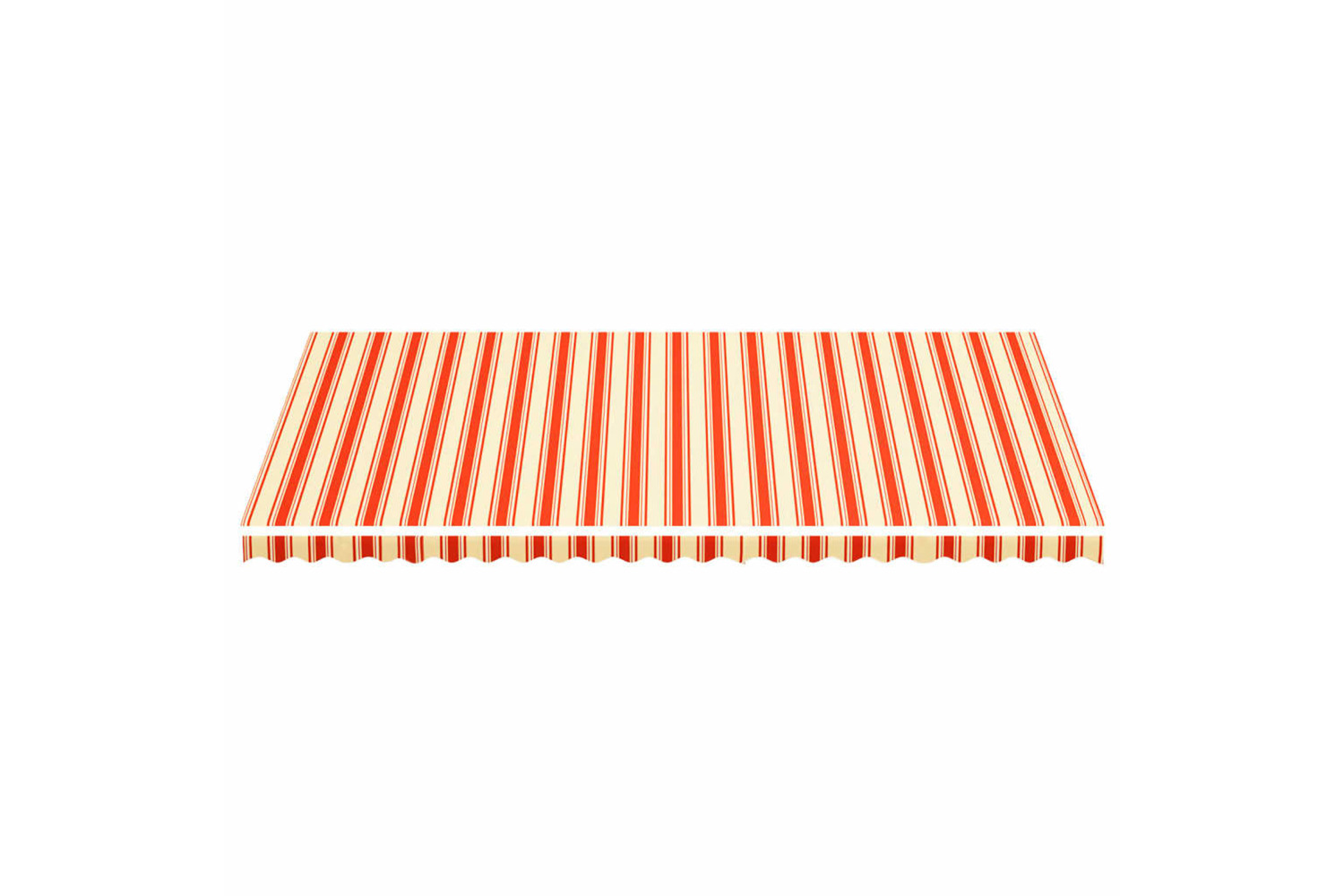 vidaXL 312024 Replacement Fabric For Awning Yellow And Orange 6x3.5 M