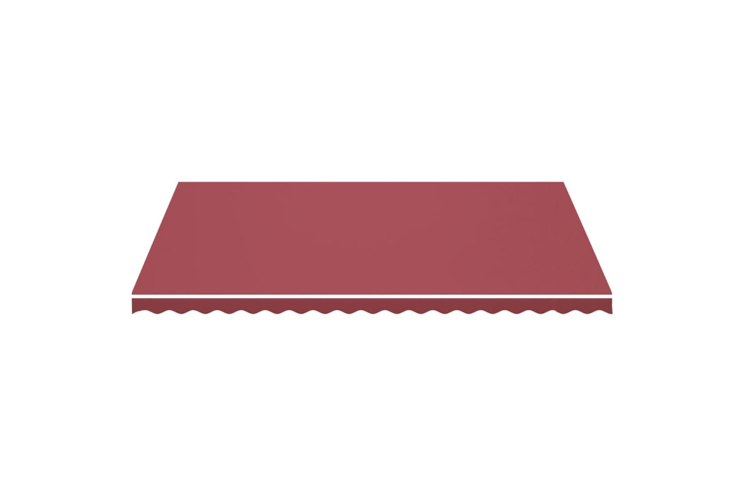 vidaXL 311972 Replacement Fabric For Awning Burgundy Red 5x3.5 M
