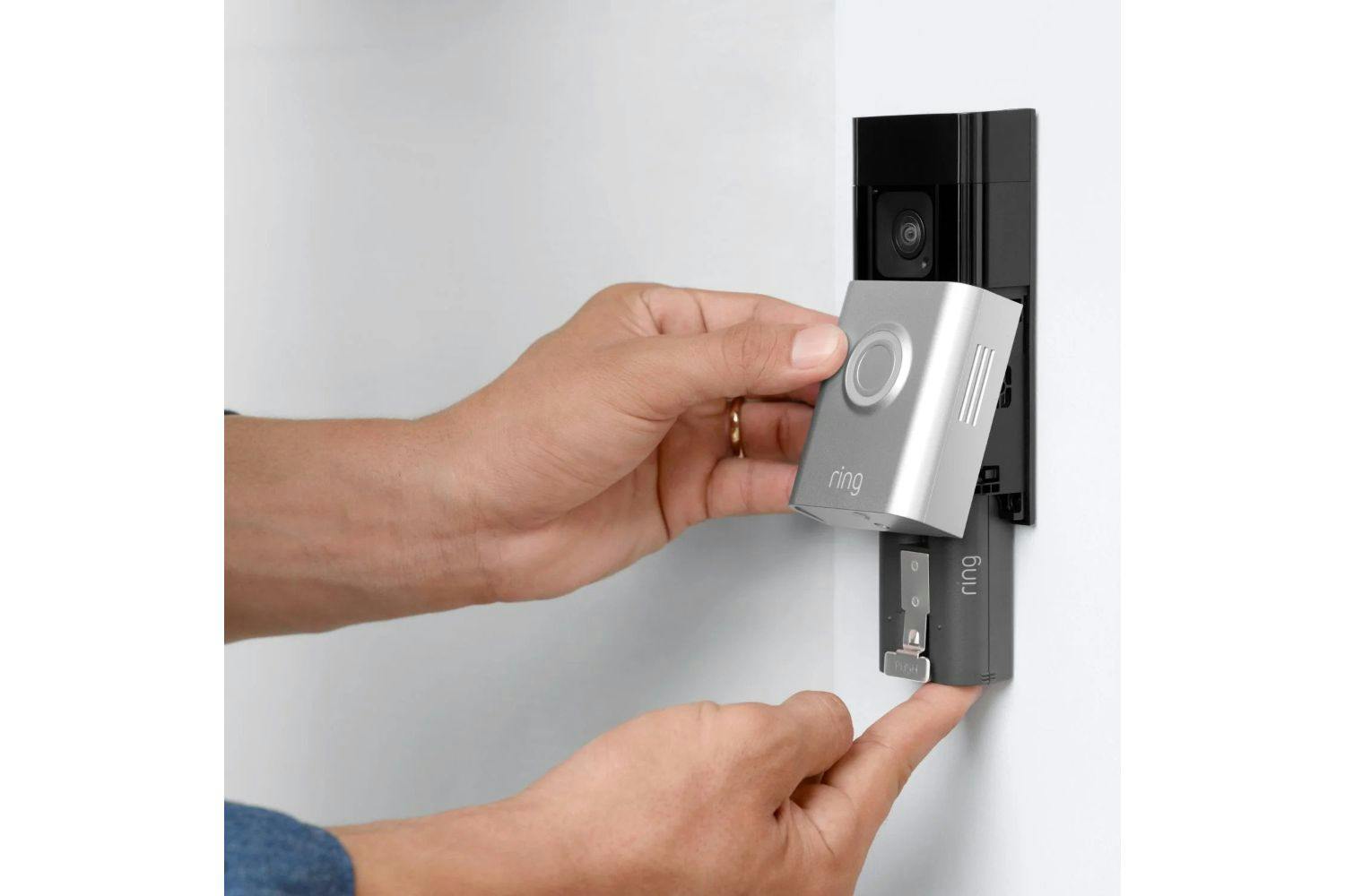 Ring Battery Video Doorbell Plus | Satin Nickel