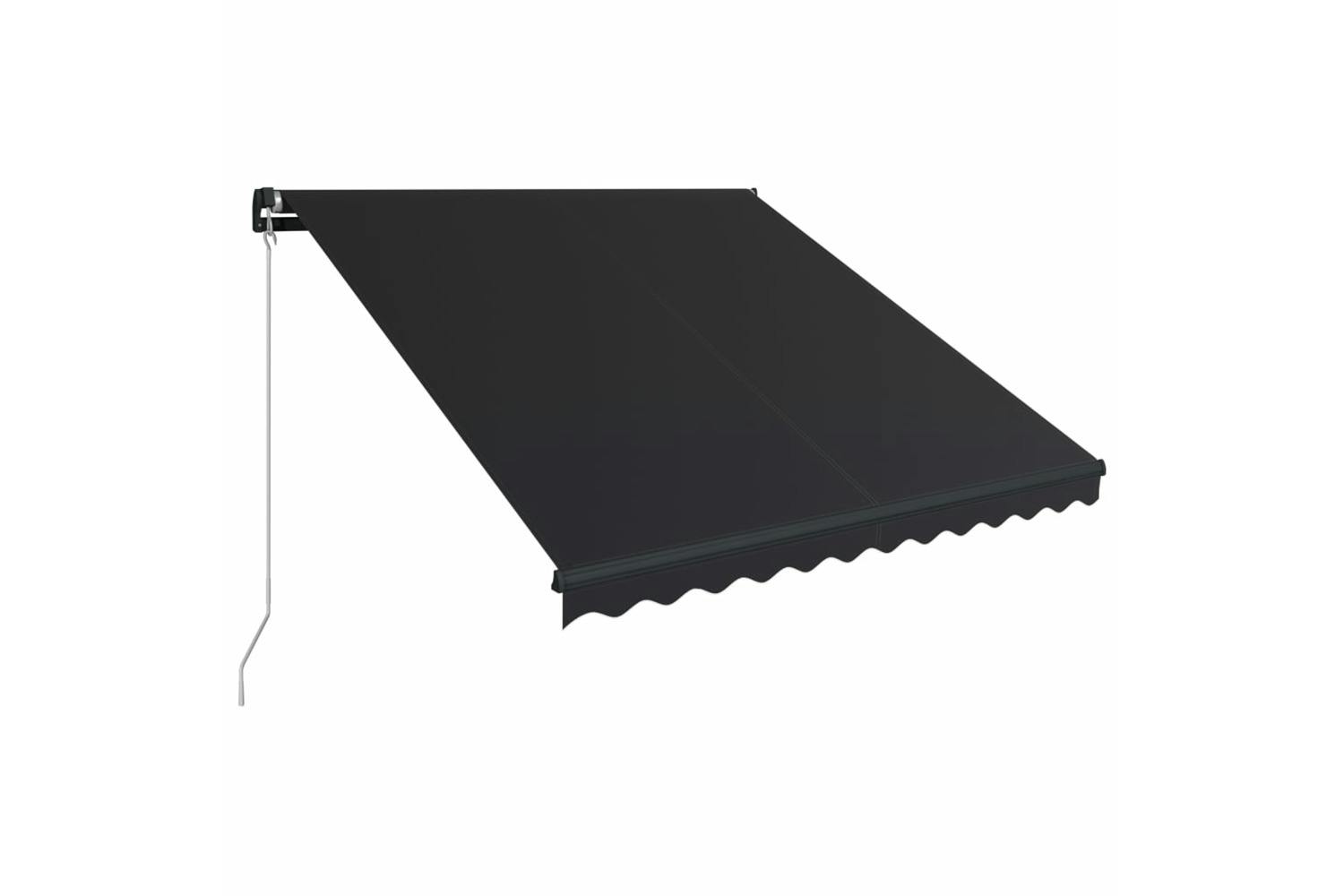 Vidaxl 3051237 Manual Retractable Awning 300x250 Cm Anthracite