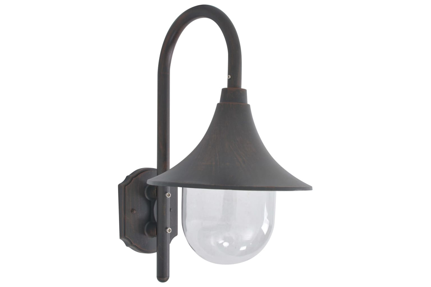 vidaXL 44213 Garden Wall Lamp E27 42cm Aluminium Bronze