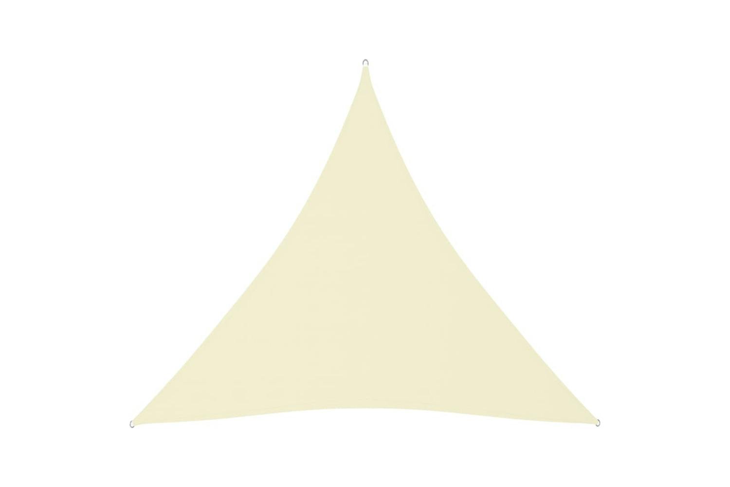 Vidaxl 135225 Sunshade Sail Oxford Fabric Triangular 3x3x3 M Cream