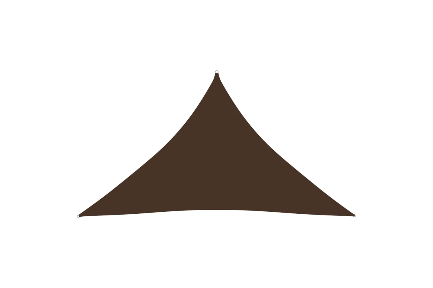 vidaXL 135837 Sunshade Sail Oxford Fabric Triangular 4x4x5.8 M Brown