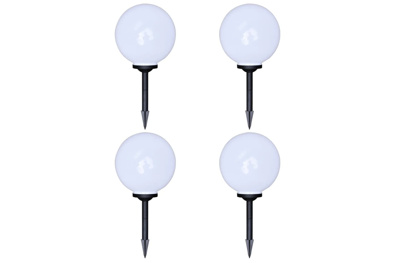 vidaXL 277116 Outdoor Pathway Lamps 4 Pcs Led 30cm With Ground Spike