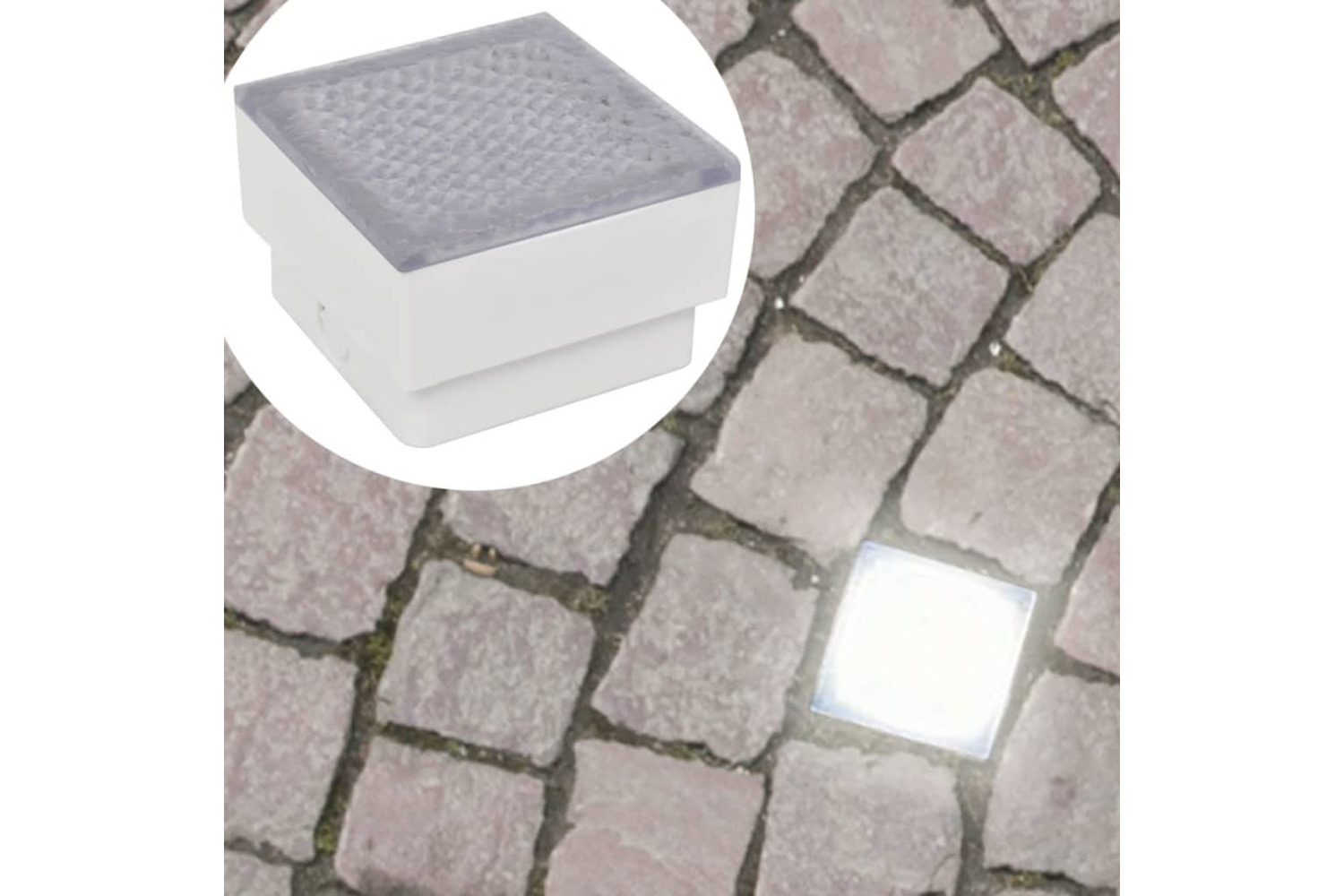 vidaXL 41715 2 Led Inground Light 100 X 100 X 68mm