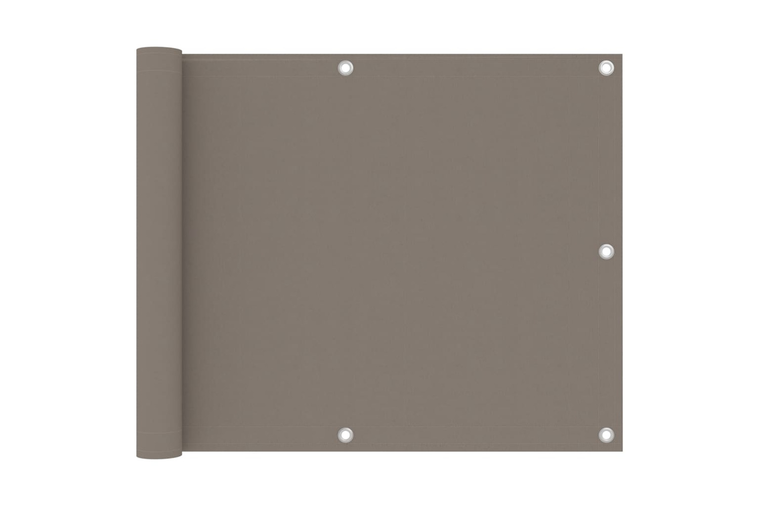 vidaXL 134985 Balcony Screen Taupe 75x400cm Oxford Fabric