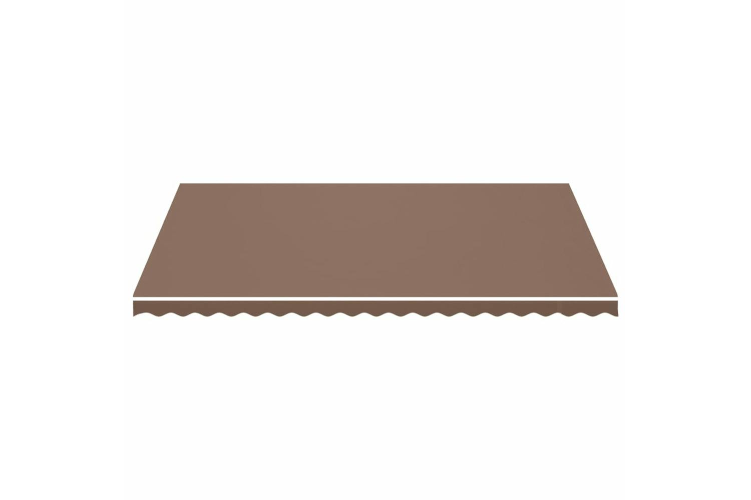 Vidaxl 311982 Replacement Fabric For Awning Brown 5x3.5 M