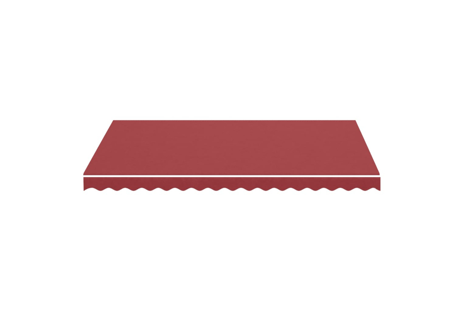 vidaXL 311966 Replacement Fabric For Awning Burgundy Red 3.5x2.5 M