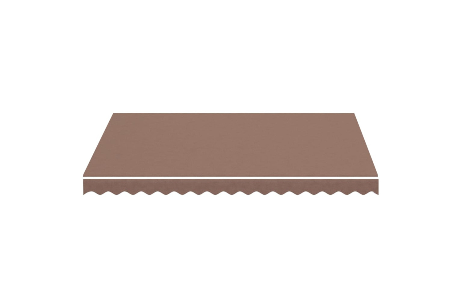 vidaXL 311975 Replacement Fabric For Awning Brown 3x2.5 M