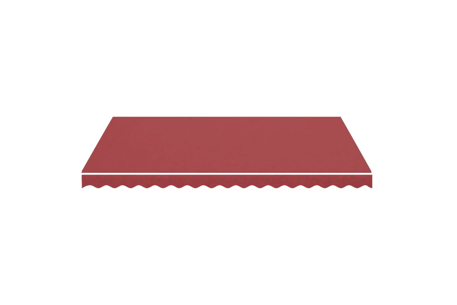 vidaXL 311967 Replacement Fabric For Awning Burgundy Red 4x3 M