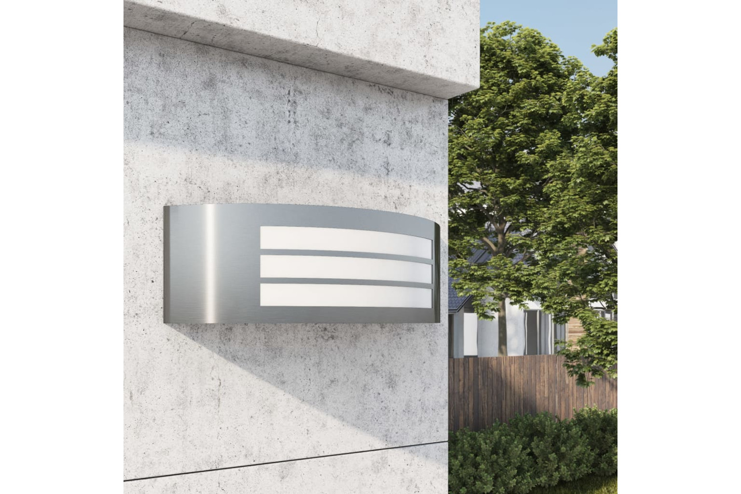vidaXL 42220 Outdoor Wall Light Stainless Steel