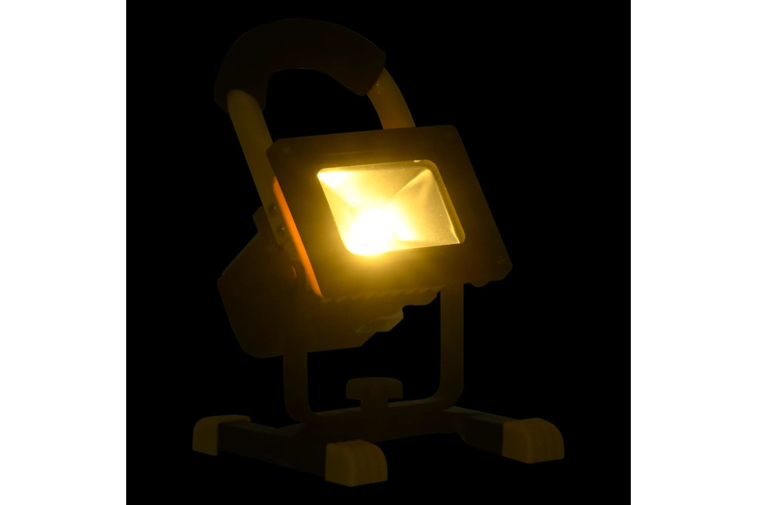 vidaXL 149663 Rechargeable Led Spotlight With Handle 10 W Warm White