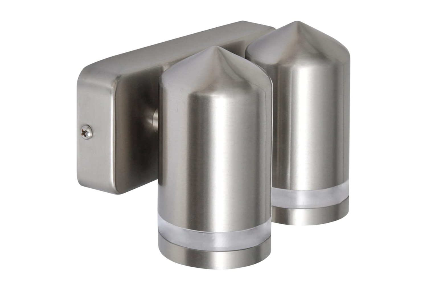 vidaXL 41103 Led Wall Lamp Stainless Steel Down With Cone Head