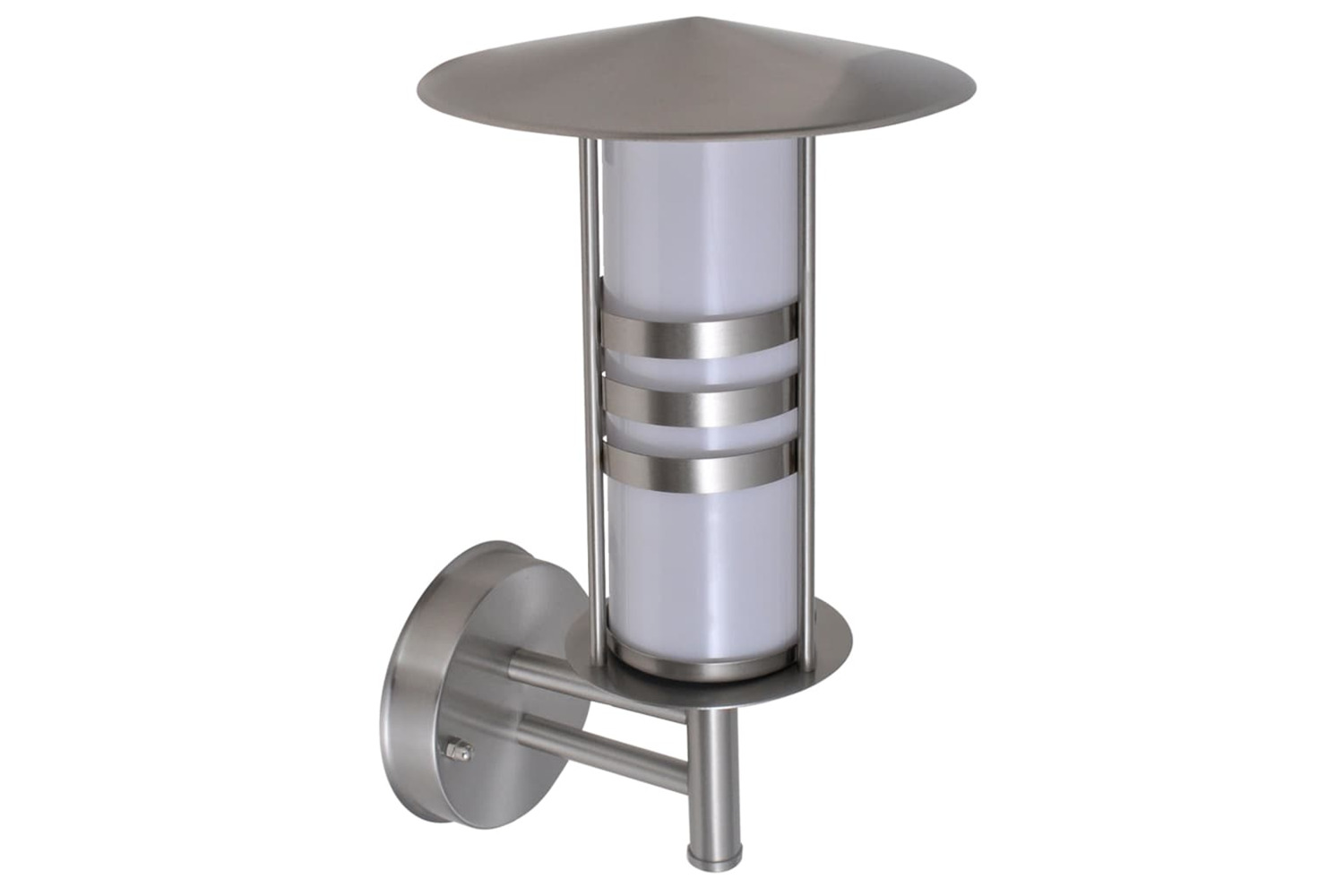 vidaXL 41094 Wall Lamp Stainless Steel Pagoda Shape