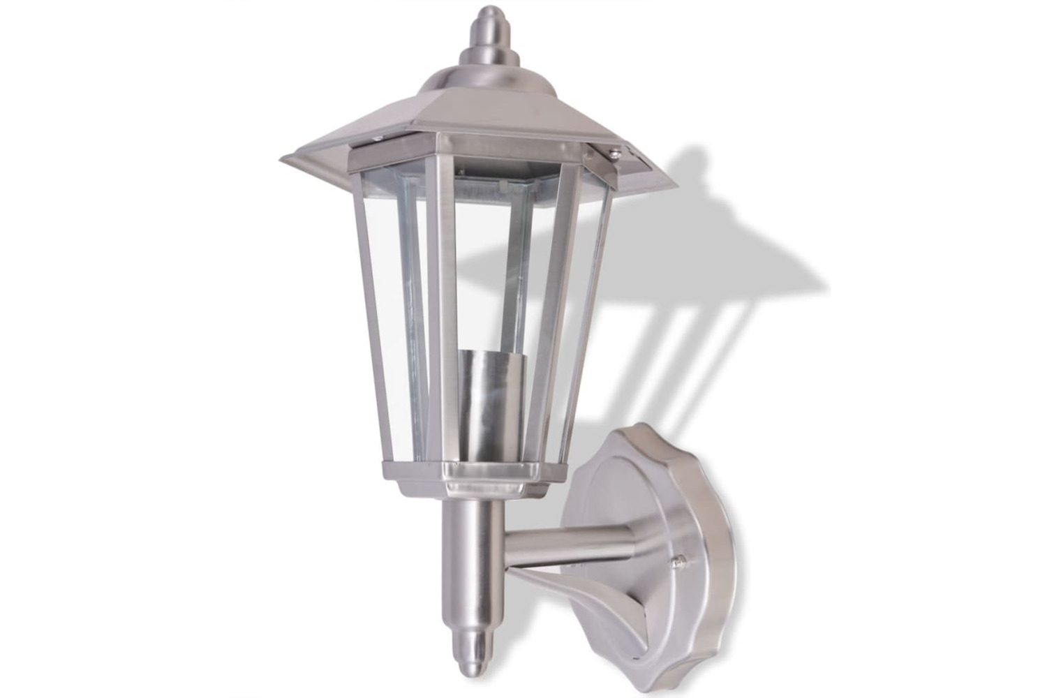 vidaXL 42221 Outdoor Uplight Wall Lantern Stainless Steel