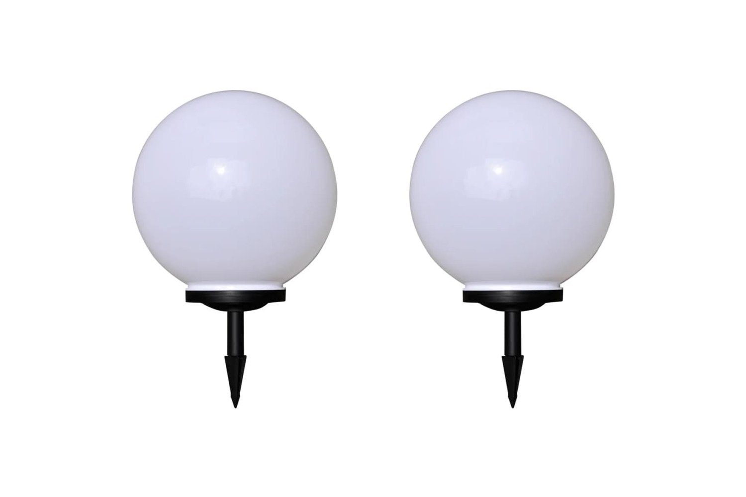 vidaXL 277117 Outdoor Pathway Lamps 2 Pcs Led 40cm With Ground Spike