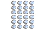 Vidaxl 277140 Outdoor Solar Wall Lamps Led 24 Pcs Round Silver