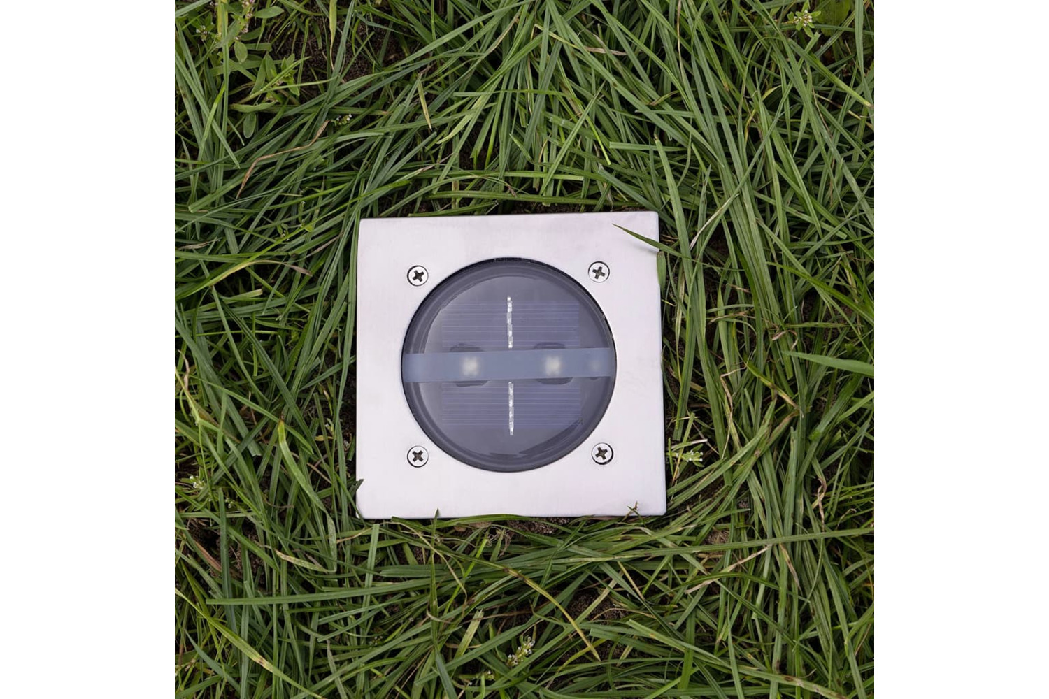 Ranex 410842 Solar Spotlight Square 0.12 W Silver 5000.198