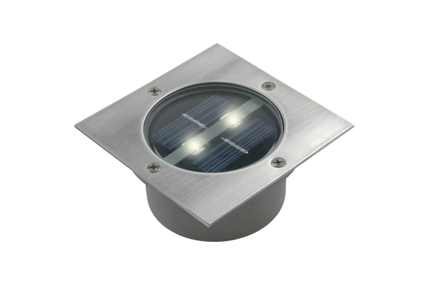 Ranex 410842 Solar Spotlight Square 0.12 W Silver 5000.198