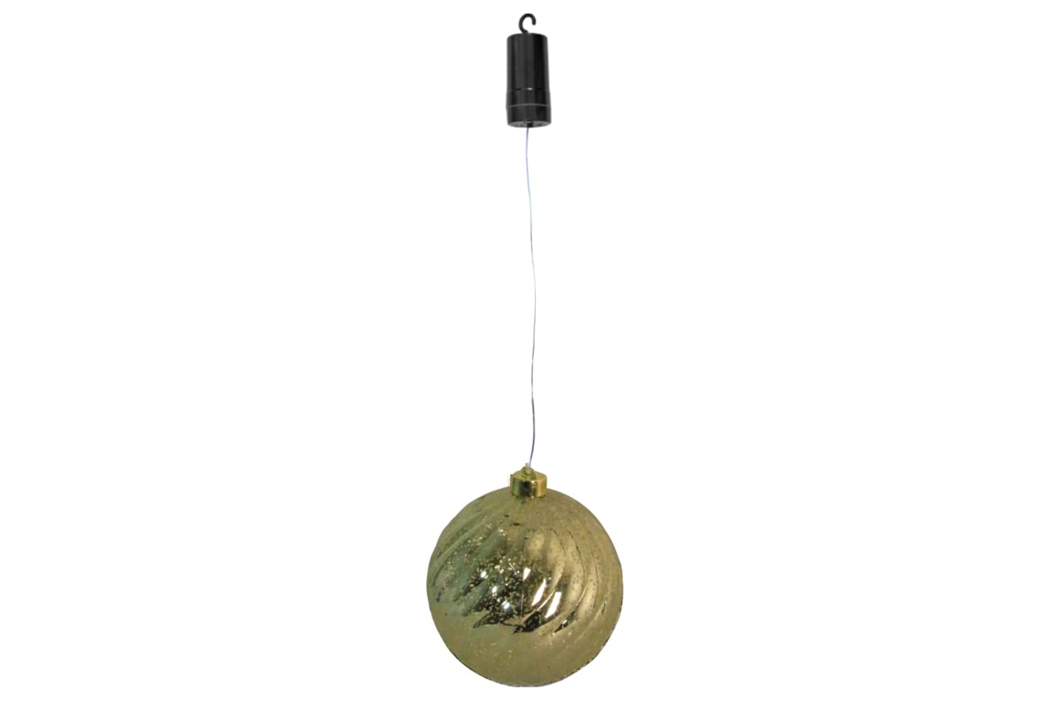 Luxform 432231 Battery Led Hanging Lamp Ball Swirl Gold