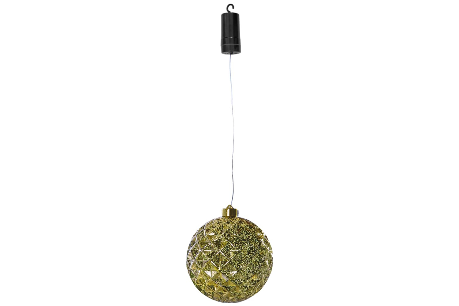 Luxform 432229 Battery Led Hanging Lamp Ball Diamonds Gold