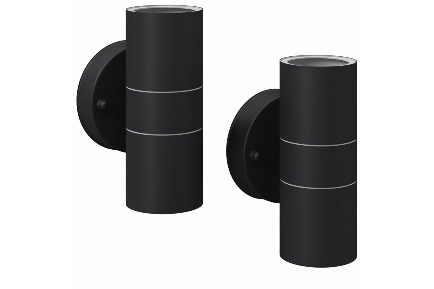 vidaXL 42417 Outdoor Led Wall Lights 2 Pcs Stainless Steel Up/downwards