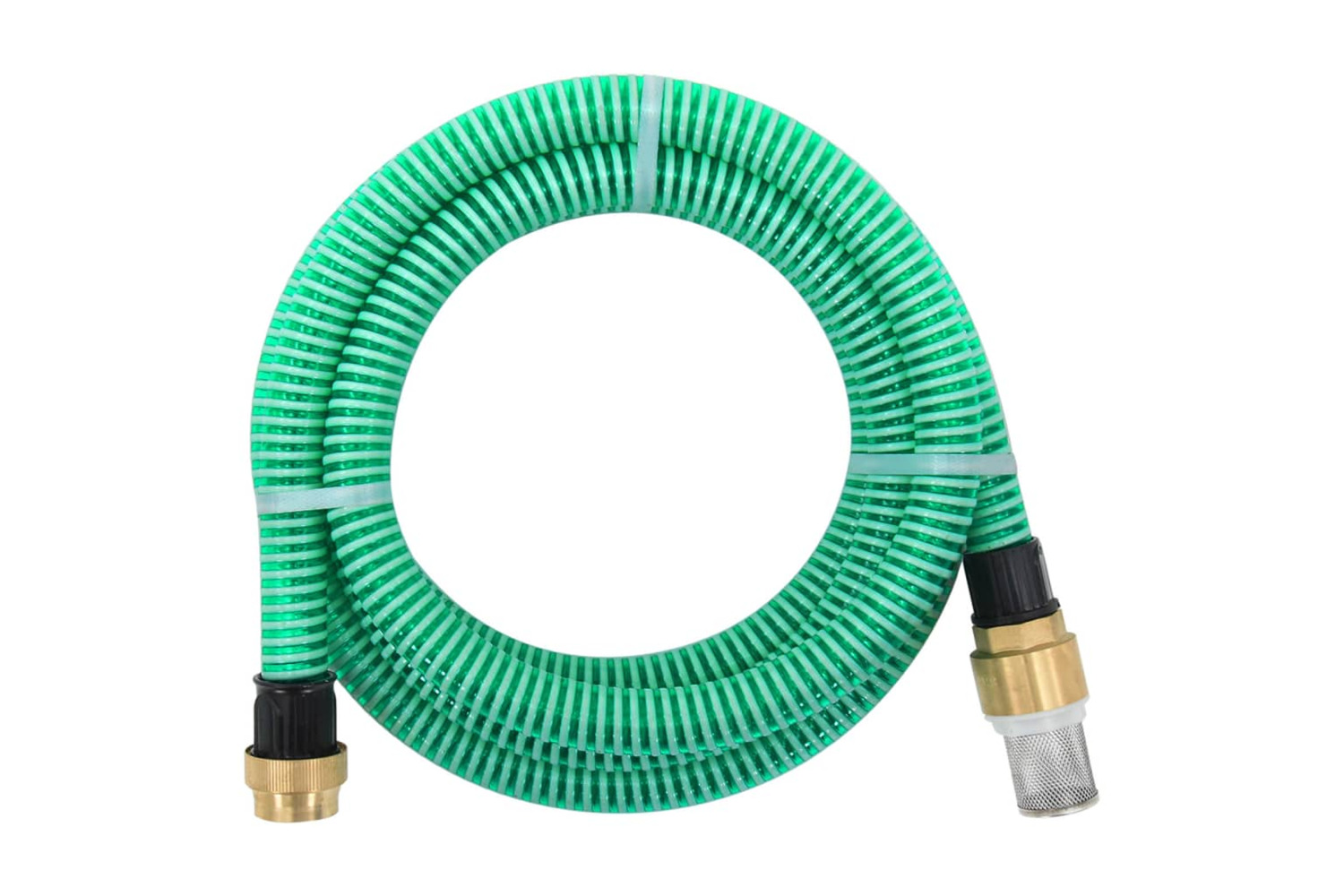 vidaXL 151040 Suction Hose With Brass Connectors 4 M 25mm Green