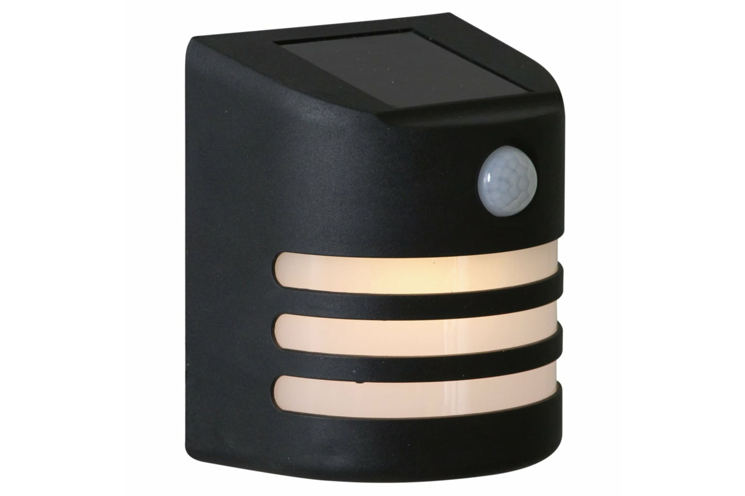 Luxform 441739 Intelligent Solar Led Garden Light Hybrid Wisconsin Pir With Motion Sensorâ  Black