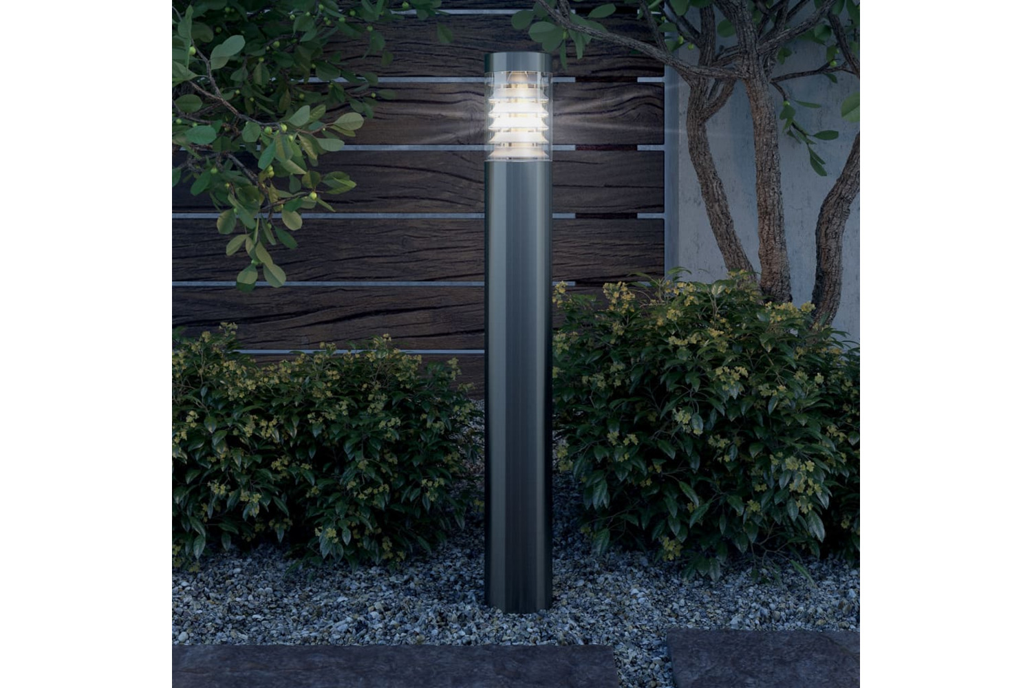 Vidaxl Outdoor Post Lamp Standing Floor Lamp Stainless Steel