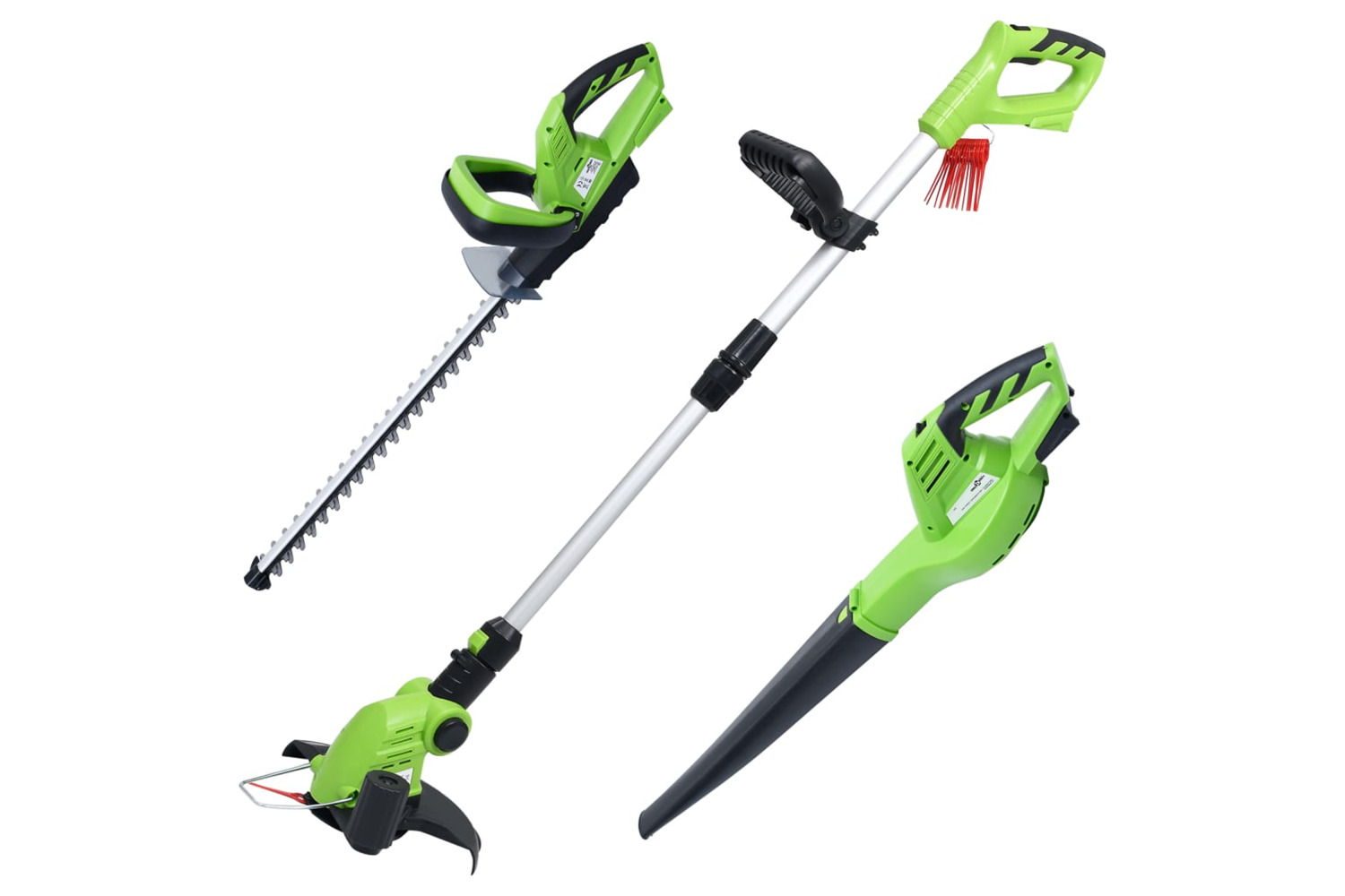 vidaXL 145792 3 Piece Cordless Garden Power Tool Set