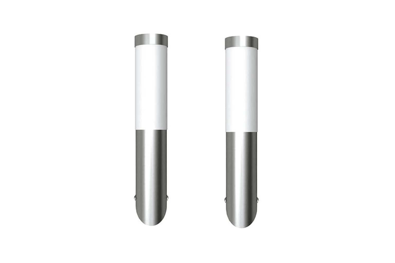 Vidaxl Outdoor Wall Lights 2 Pcs Stainless Steel