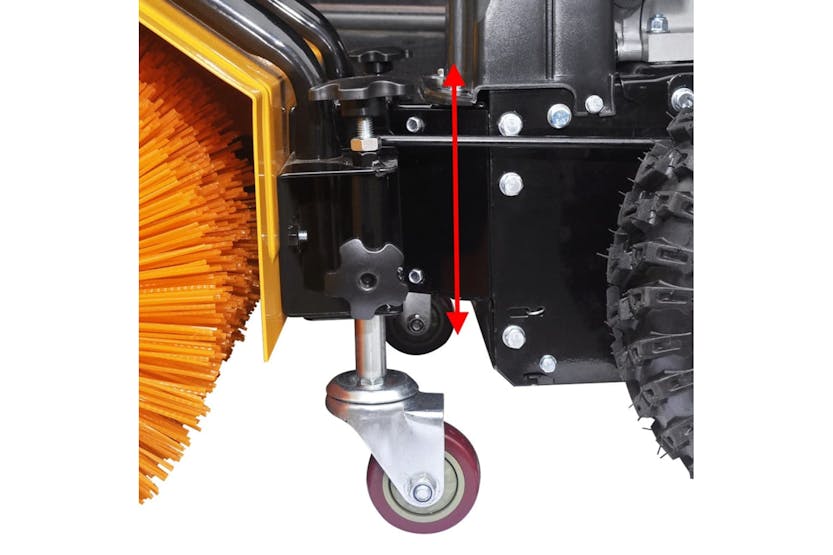 Vidaxl 141978 Multifunctional Petrol-powered Snow Plough/sweeper Set 6.5hp