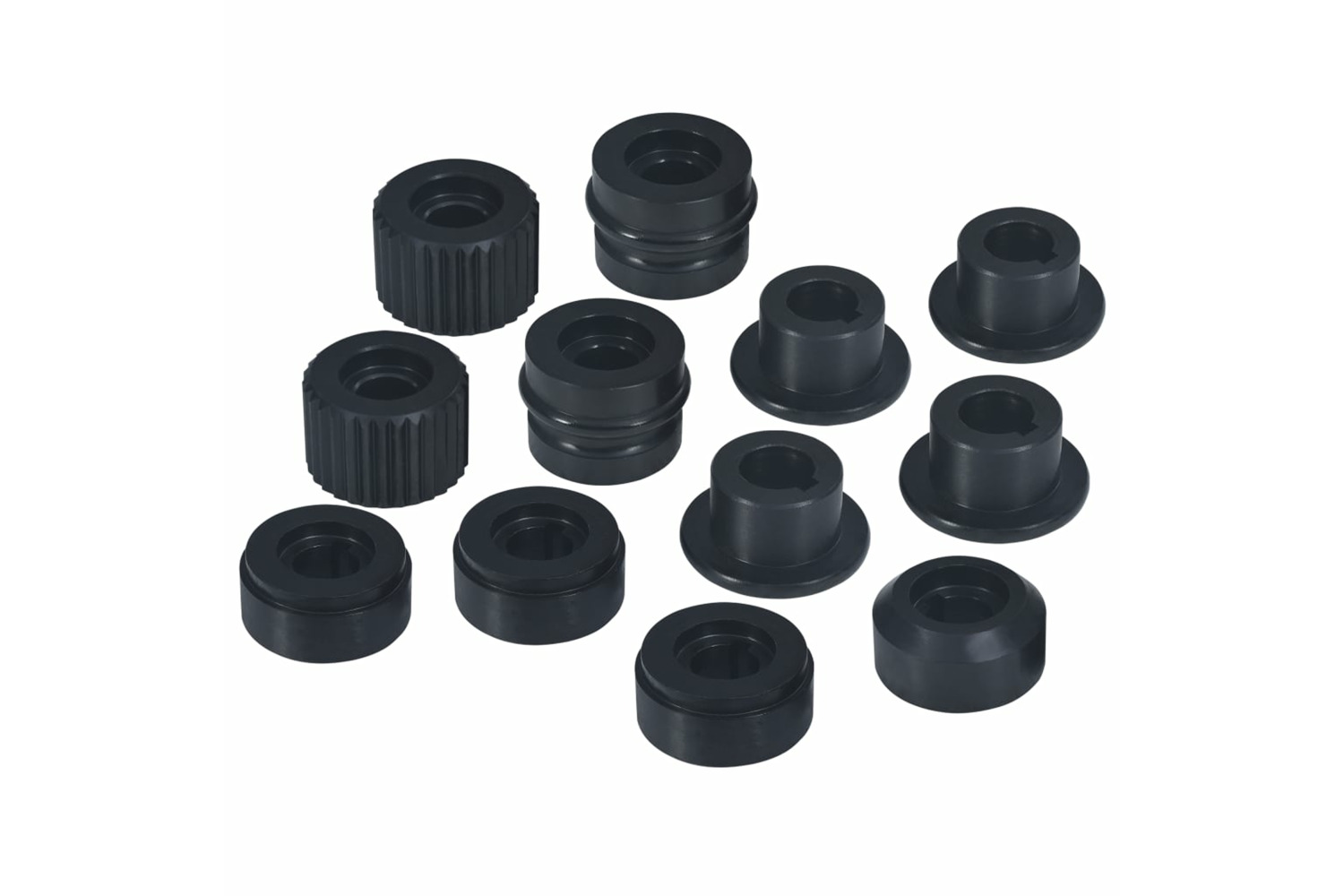 vidaXL 145388 Flange Nuts For Tube Beading Machine 12 Pcs Steel