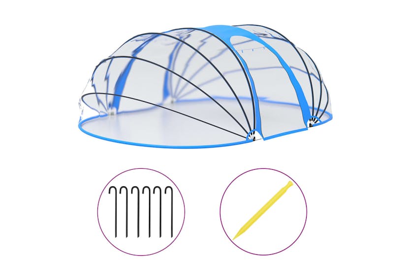 Vidaxl 92795 Pool Dome Oval 530x410x205 Cm