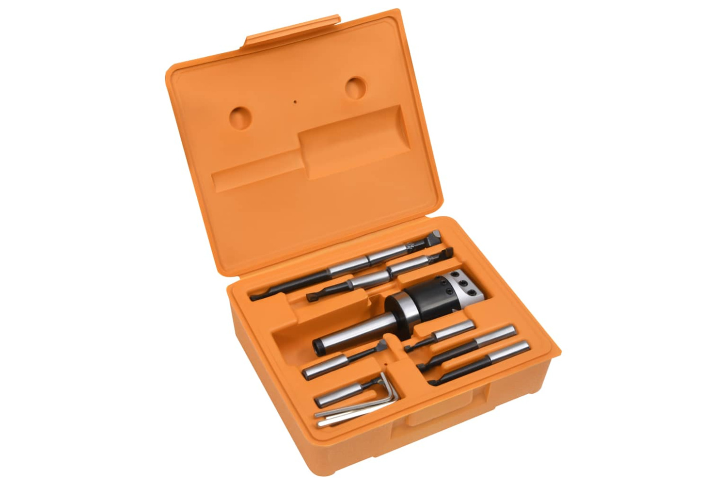 vidaXL 146684 15 Pieces Boring Tool Set 50mm Boring Head Mt3-f1-12