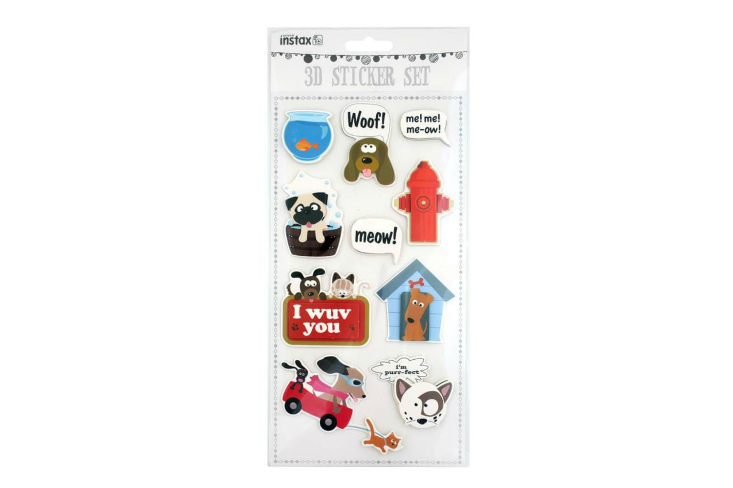 3D Sticker Set | Pets