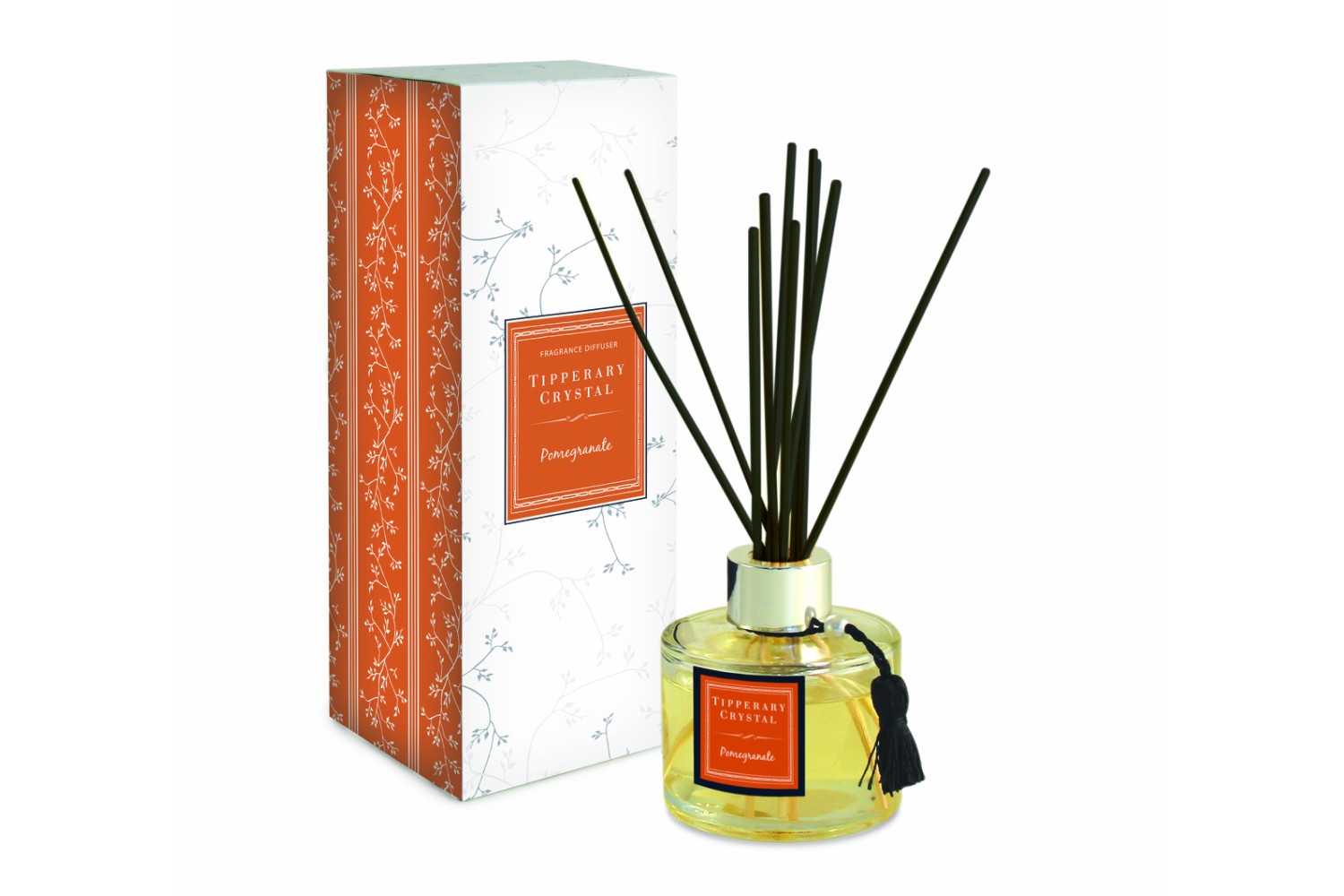 Tipperary Crystal Pomegranate Fragranced Diffuser