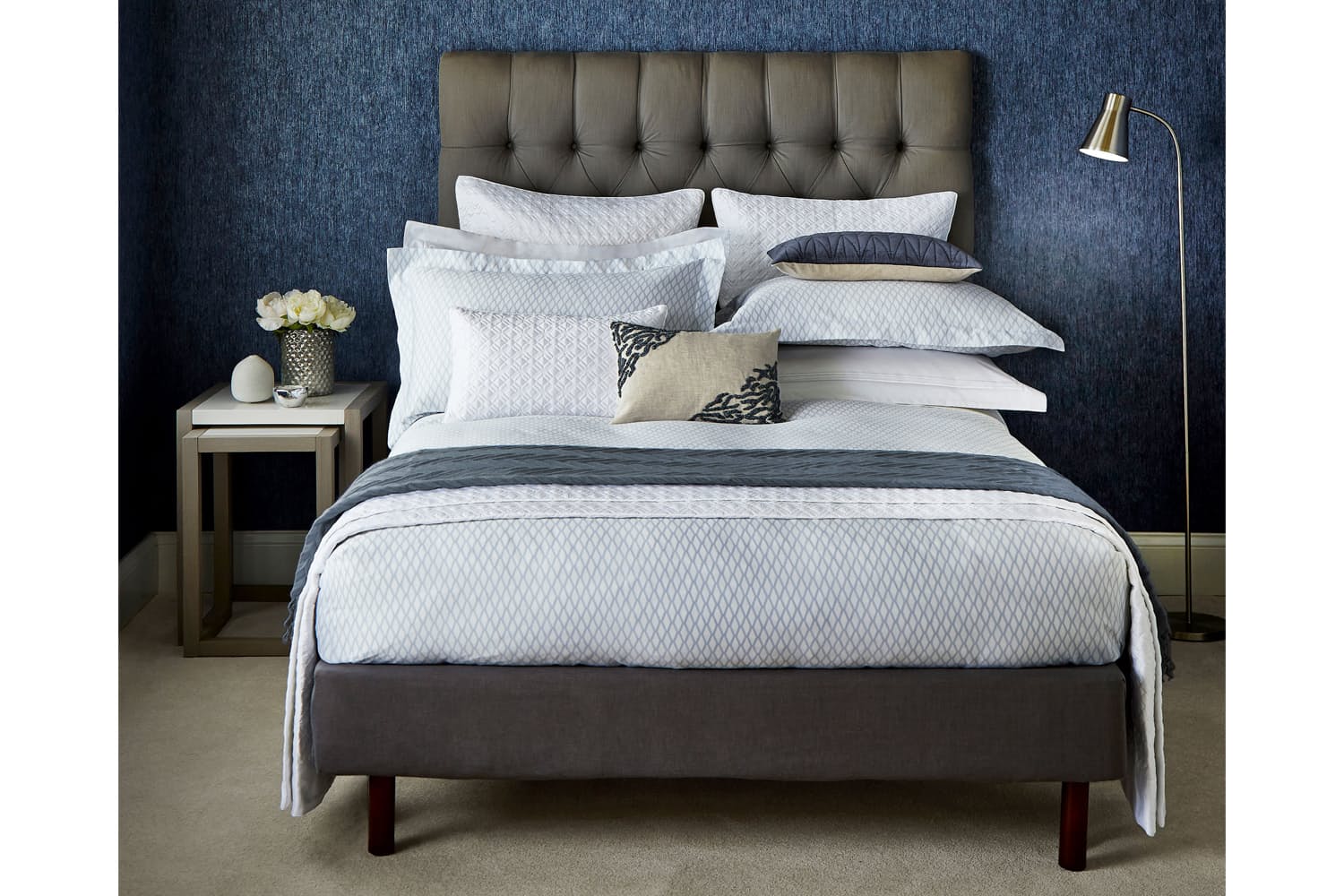 Cadogan Storm Blue Duvet Set | Super King
