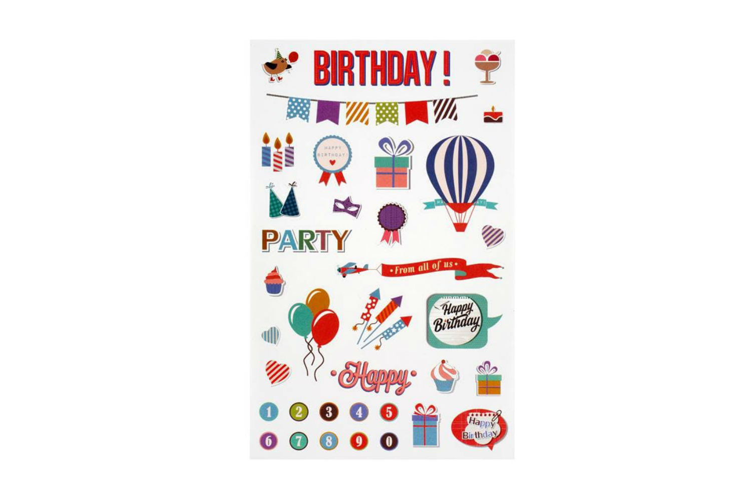 Sticker Sheet | Birthday