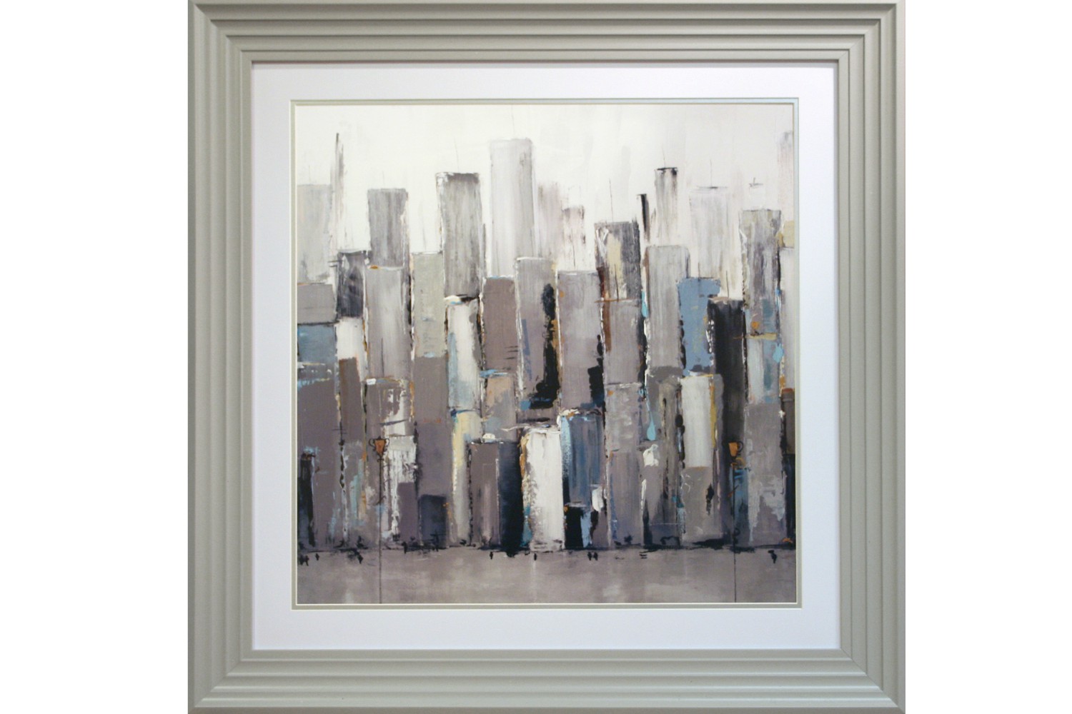Pale Skyline Framed Print