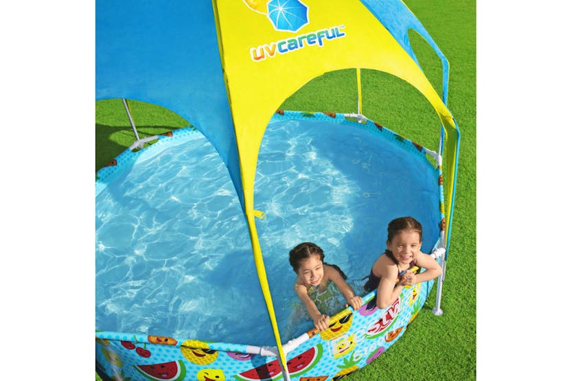 Bestway 92830 Steel Pro Uv Careful Above Ground Pool For Kids 244x51 Cm