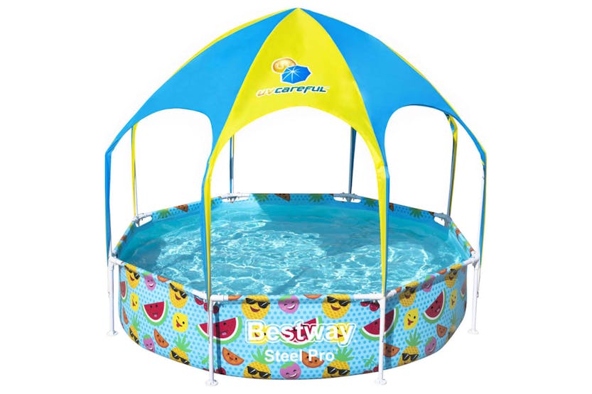 Bestway 92830 Steel Pro Uv Careful Above Ground Pool For Kids 244x51 Cm