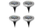 Hi 435252 Led Solar Garden In-ground Light Set 4pcs