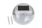 Vidaxl 277140 Outdoor Solar Wall Lamps Led 24 Pcs Round Silver