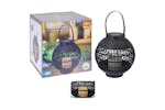 Progarden 436207 Led Solar Lantern Rattan With Candle Black