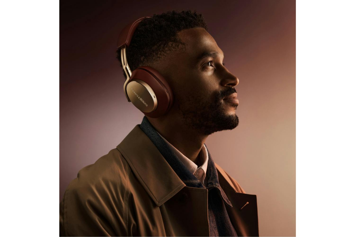 Bowers & Wilkins Px8 Over-Ear Noise Canceling Wireless Headphones | Royal Burgundy